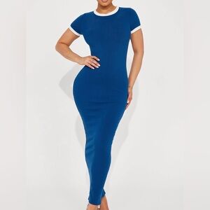 FashionNova Loren Snatched Maxi Dress